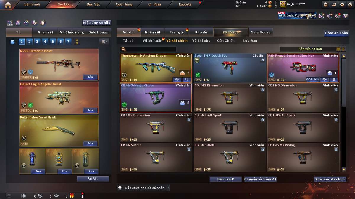 shop acc cf uy tin gia re
